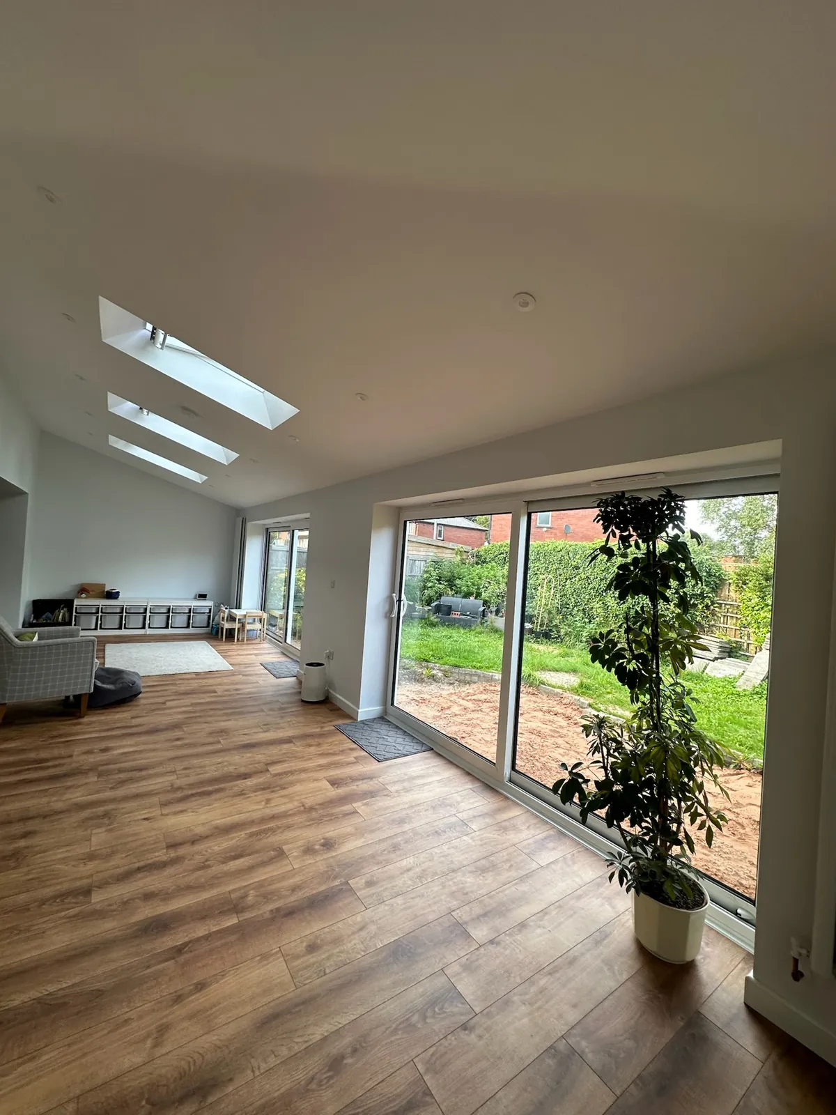 Garage to living room