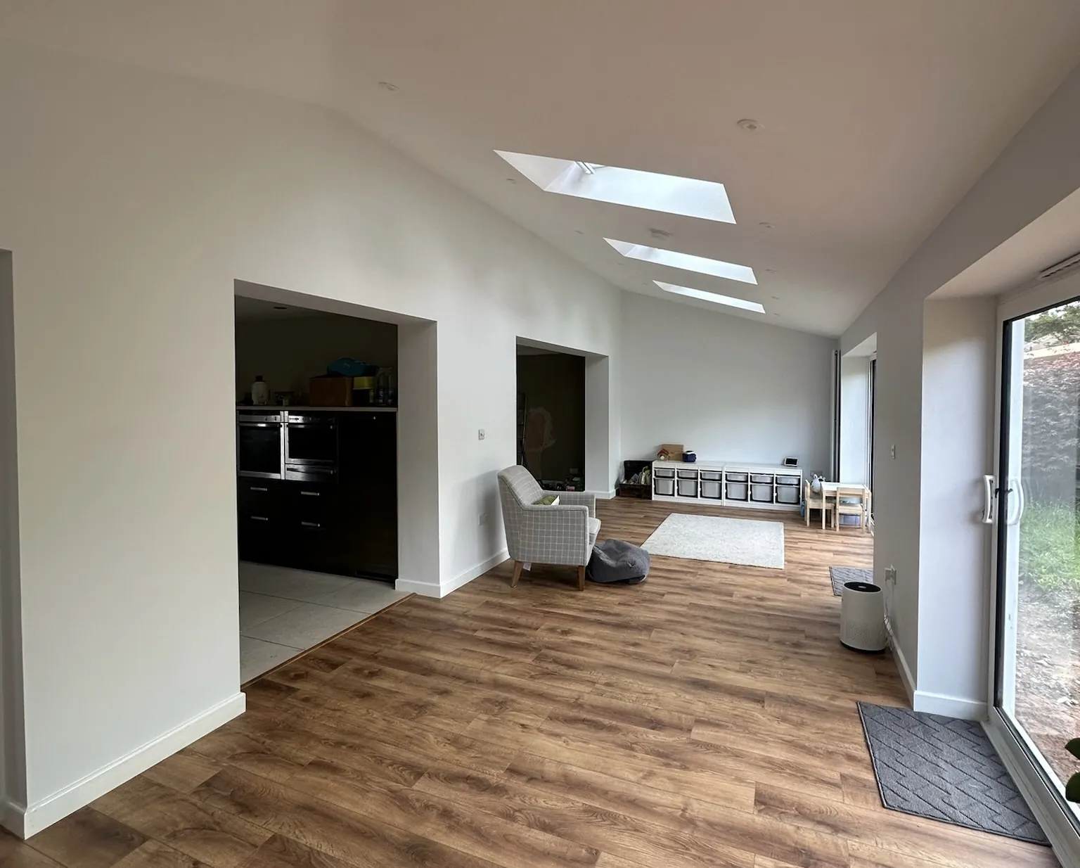 Garage to living room