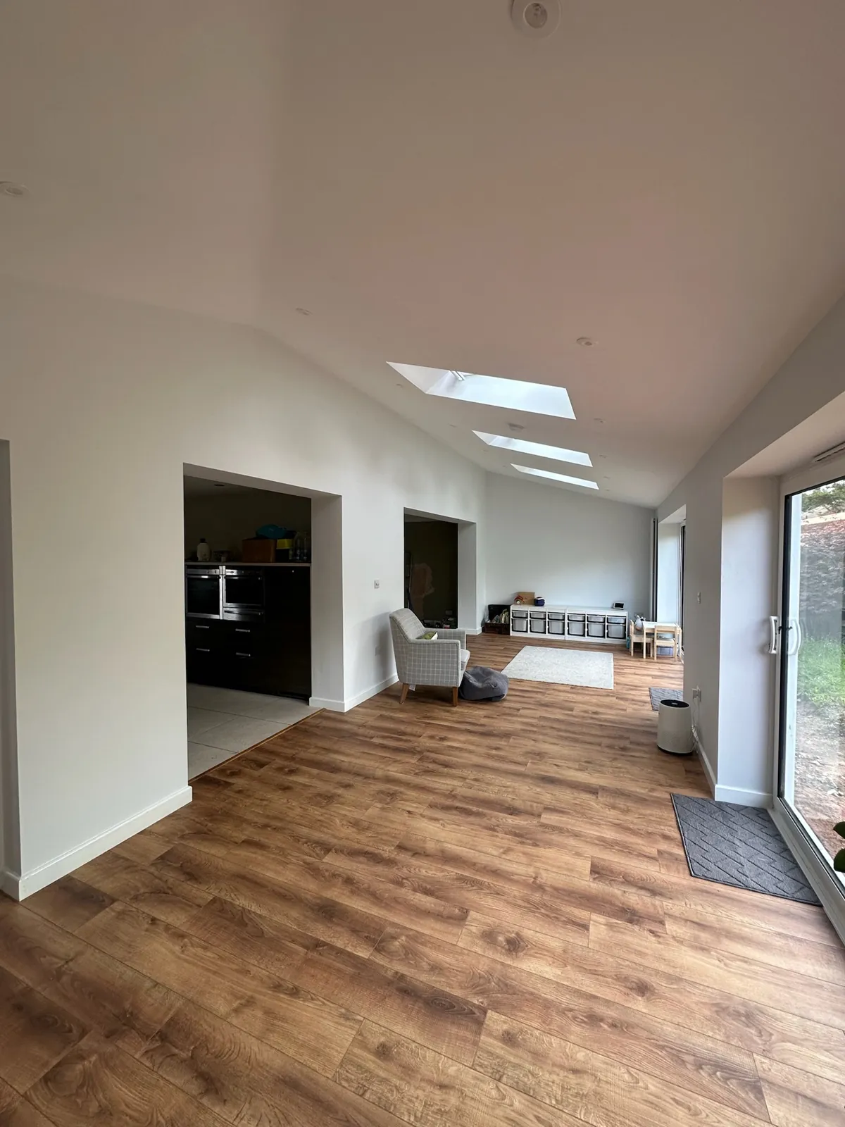 Garage to living room