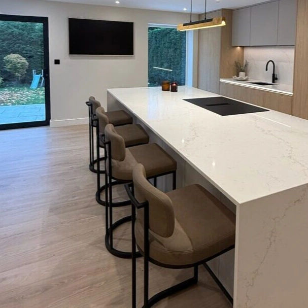 Open-plan kitchen